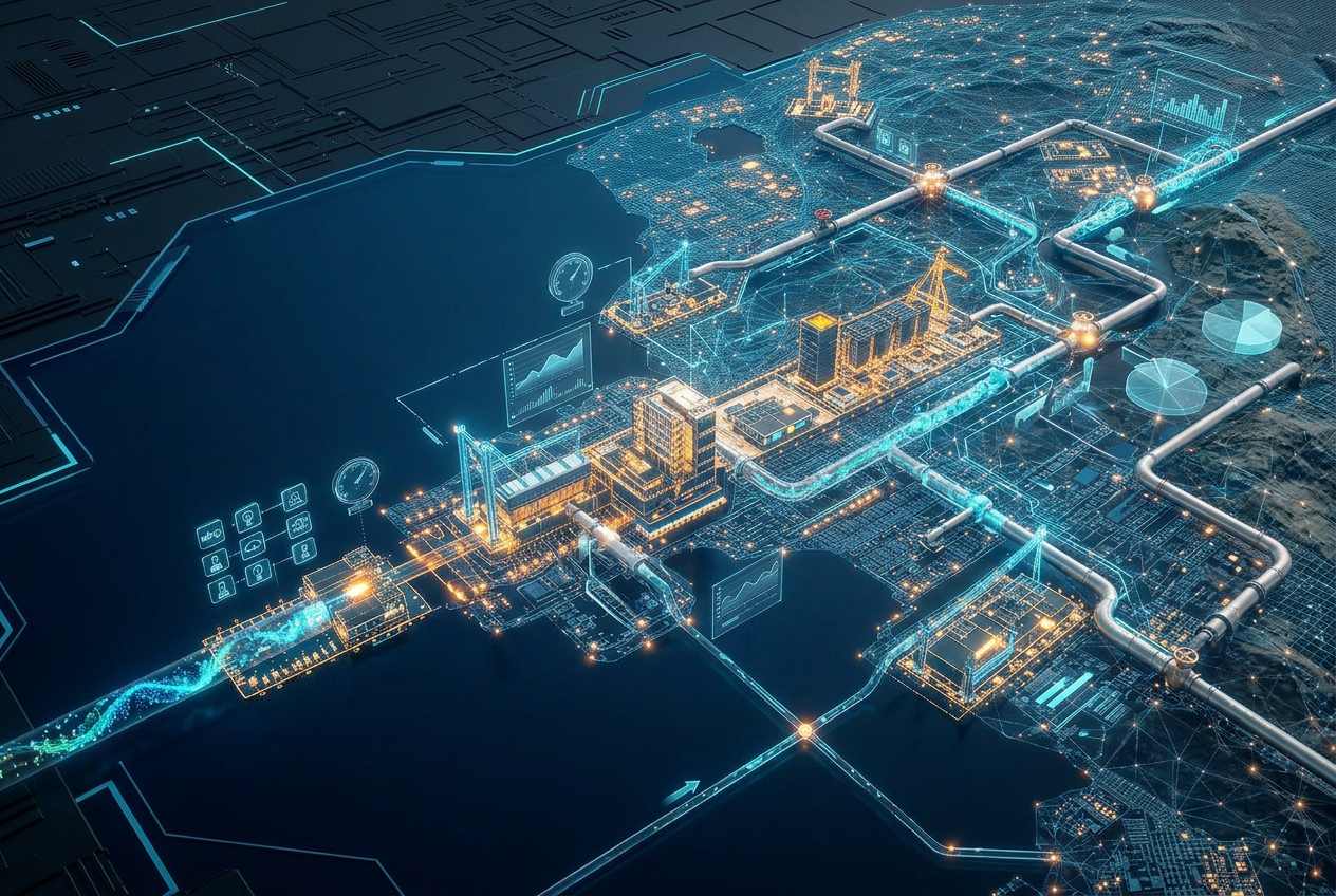 Digital twin of a pipeline network